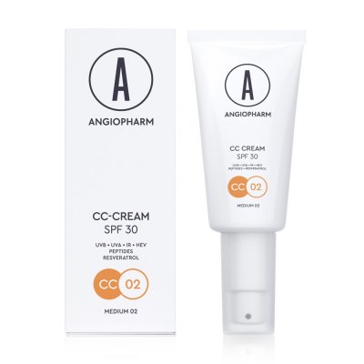 Ангиофарм СС-крем SPF30, 02 MEDIUM, 30мл
